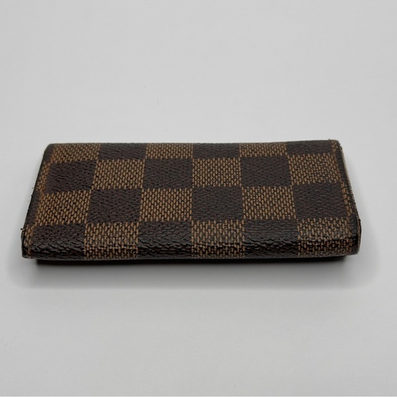 Vintage Louis Vuitton Damier Brown Ebene 4 Key Holder/Wallet, Unisex - Picture 2 of 10